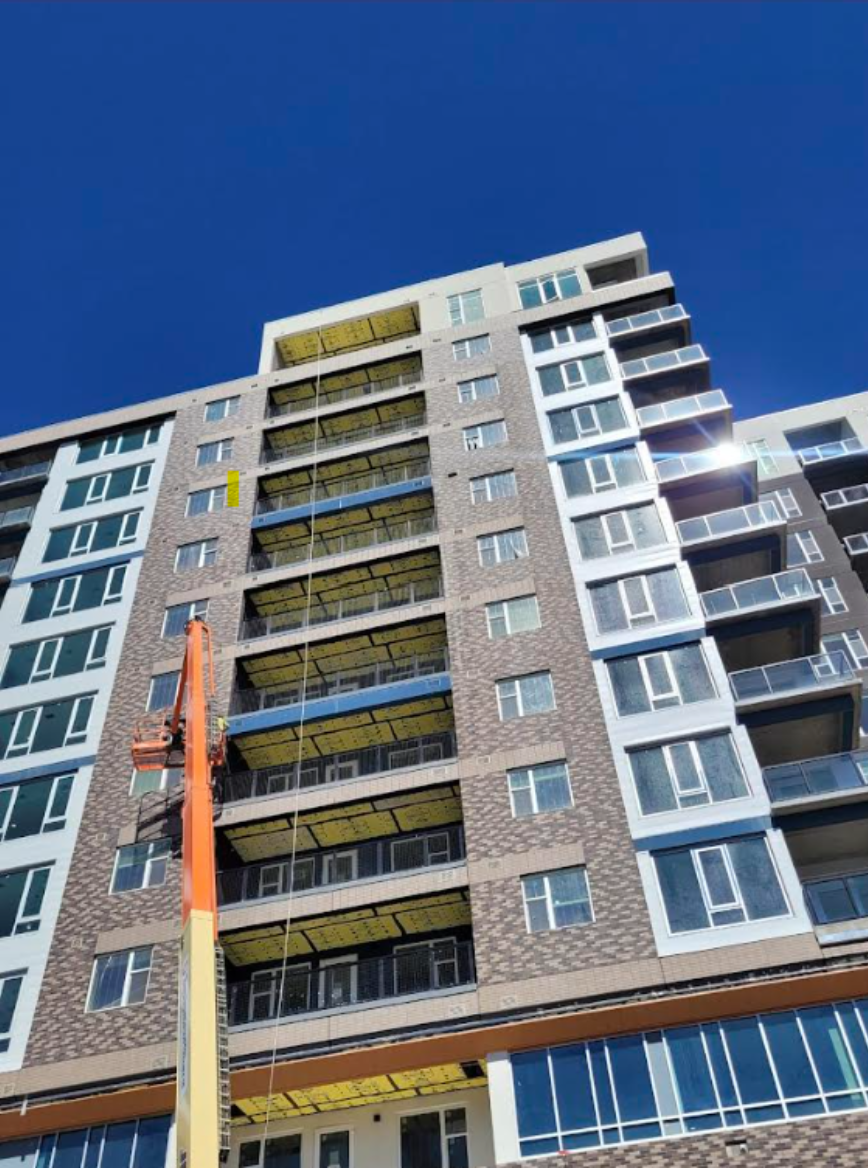 image of residential construction project waterproofed and sealed by Hernandez Multiservices LLC 