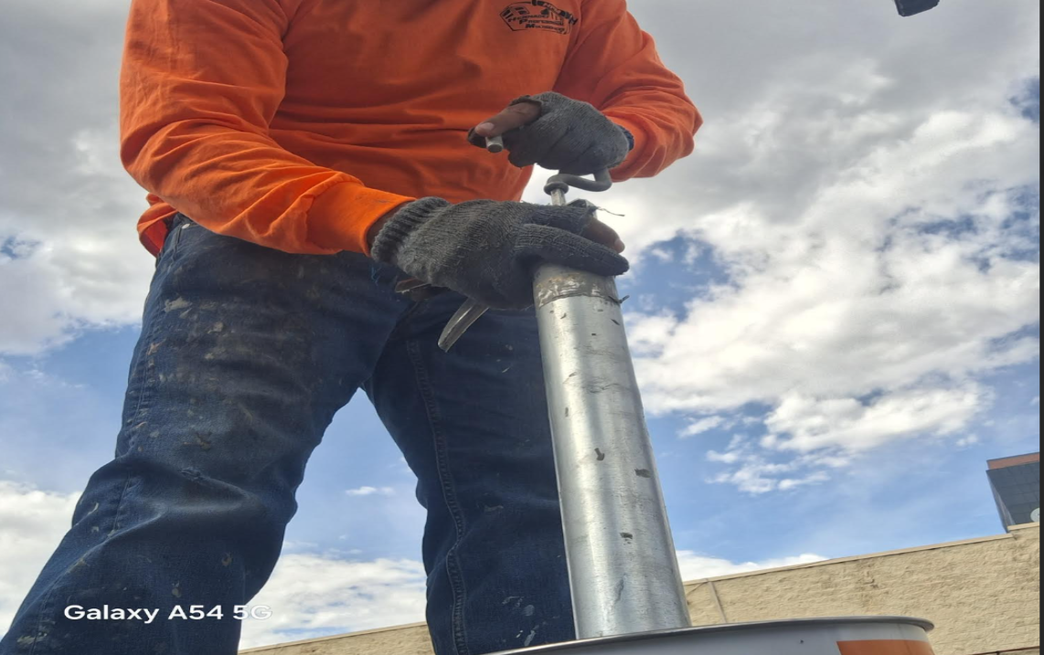Joints being sealed by hernandez waterproofing llc