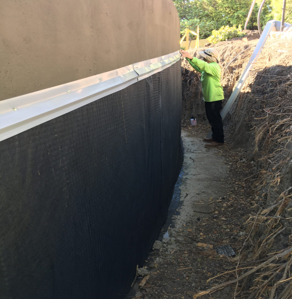 Foundational waterproofing project image completed in denver colorado.
